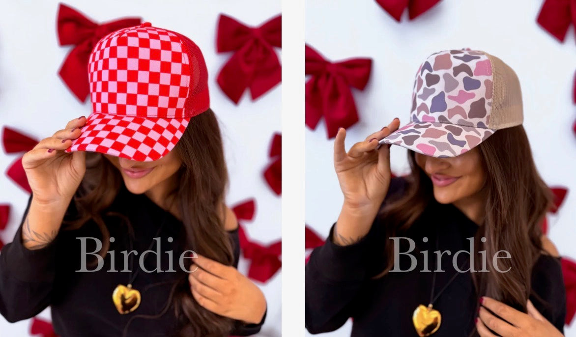 Trucker Hat | CHECKERED / CAMO