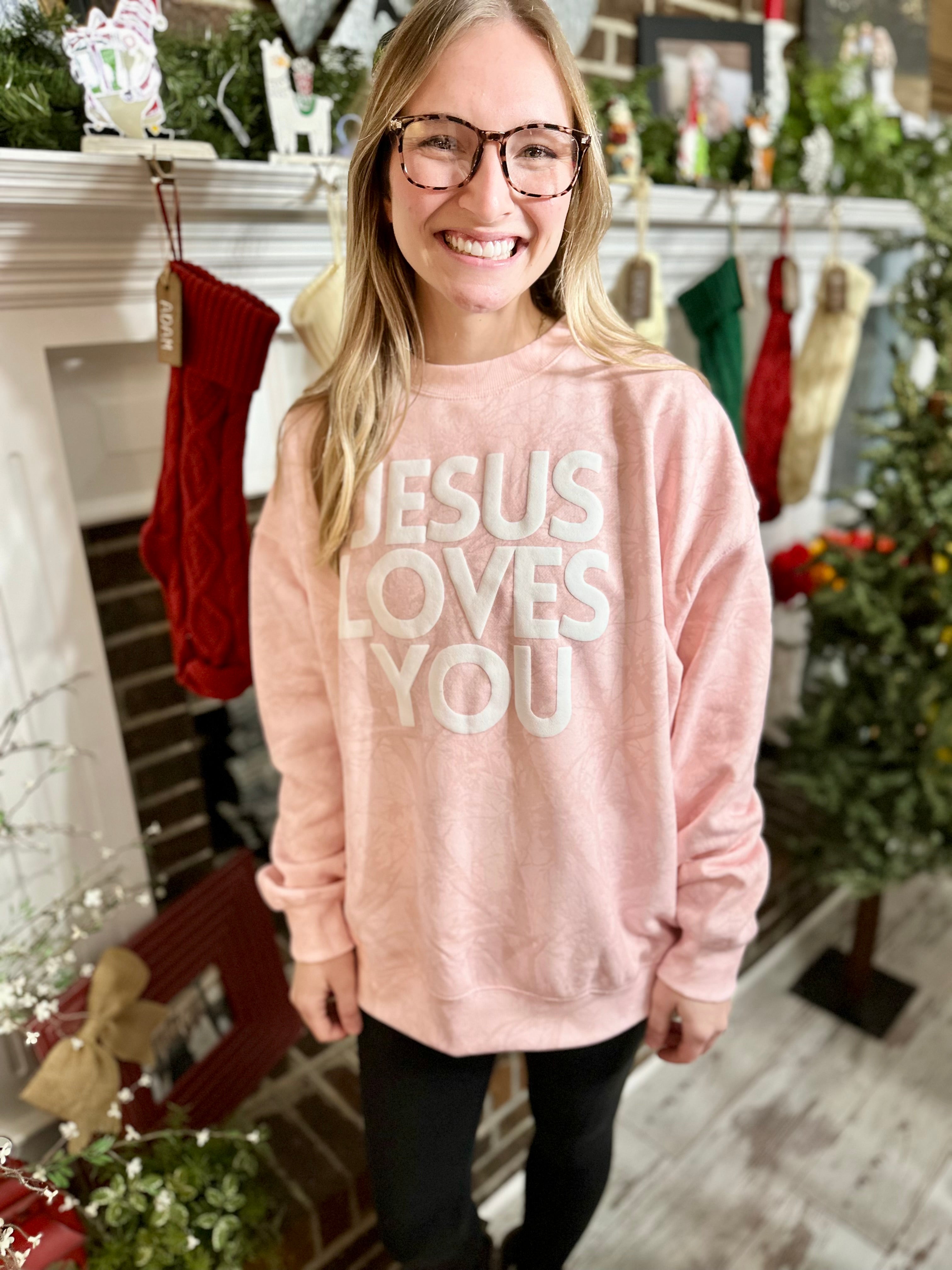 Pink Camo Sweatshirt