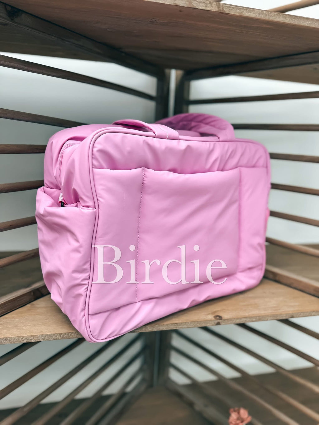 BIRDIE PREORDER Daily Hustle Duffle in Pink