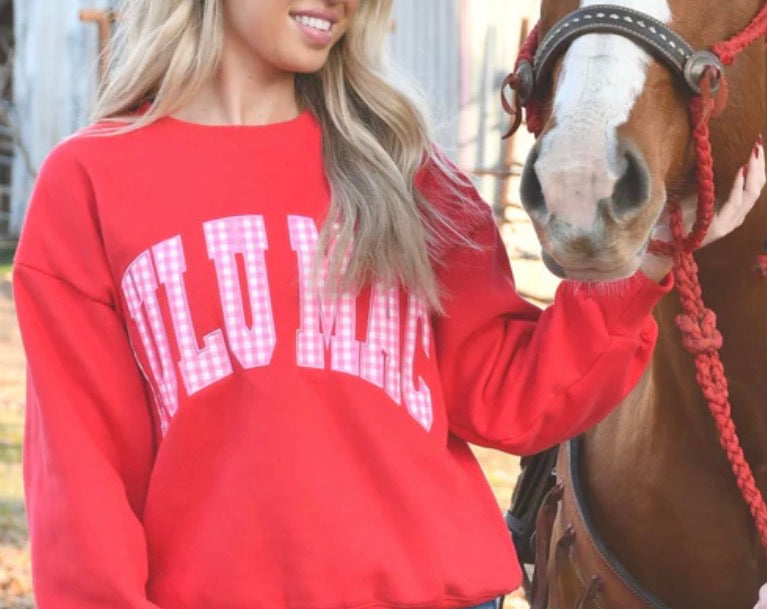 LULU MAC | RED w/ PINK GINGHAM