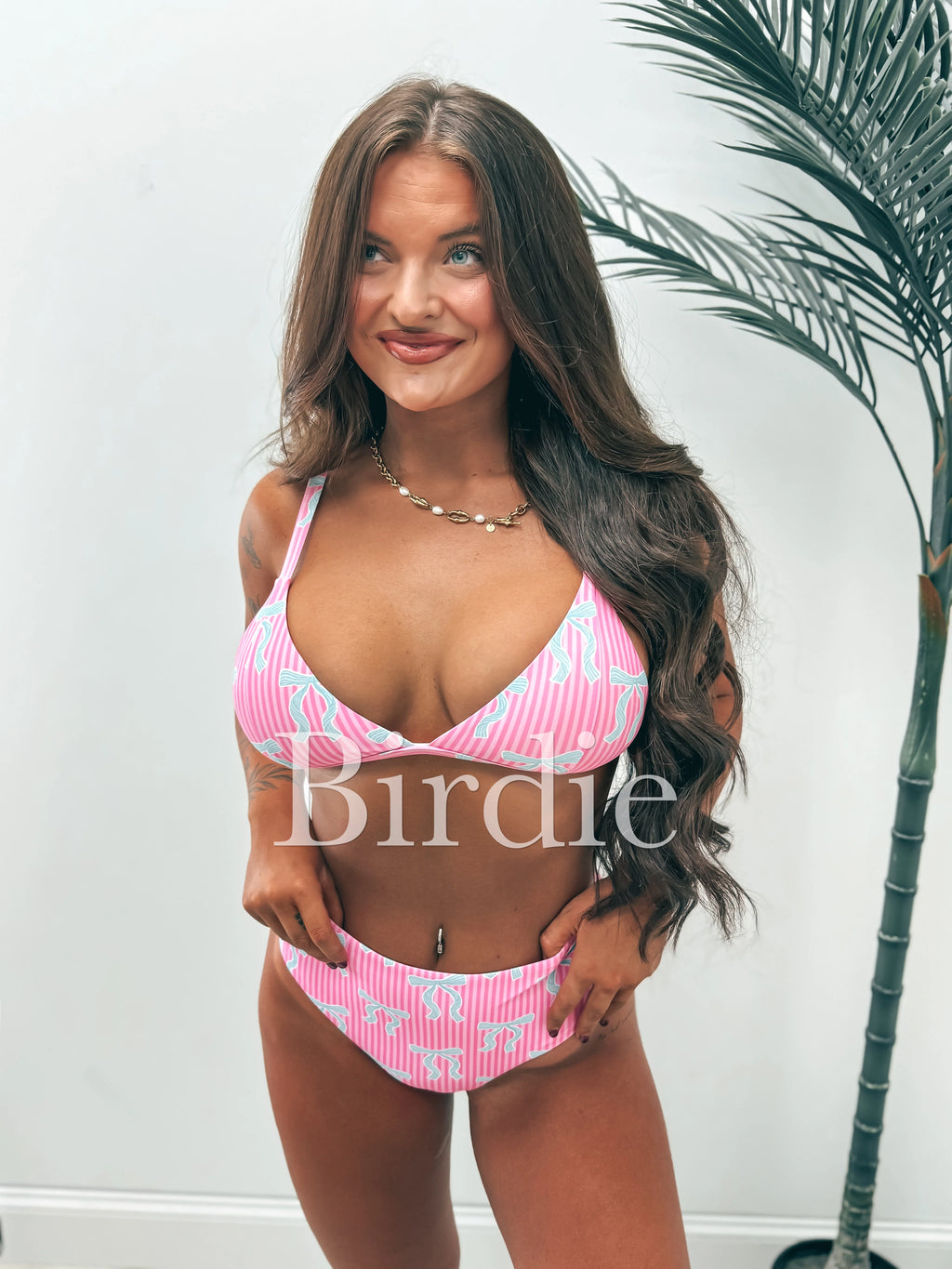 BIRDIE PREORDER Southern Charm Bow Two Piece Swimsuit (Sold as Set)