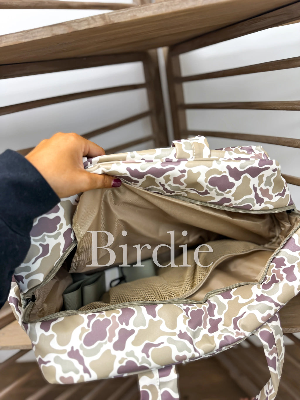 BIRDIE PREORDER Daily Hustle Duffle in Duck Camo