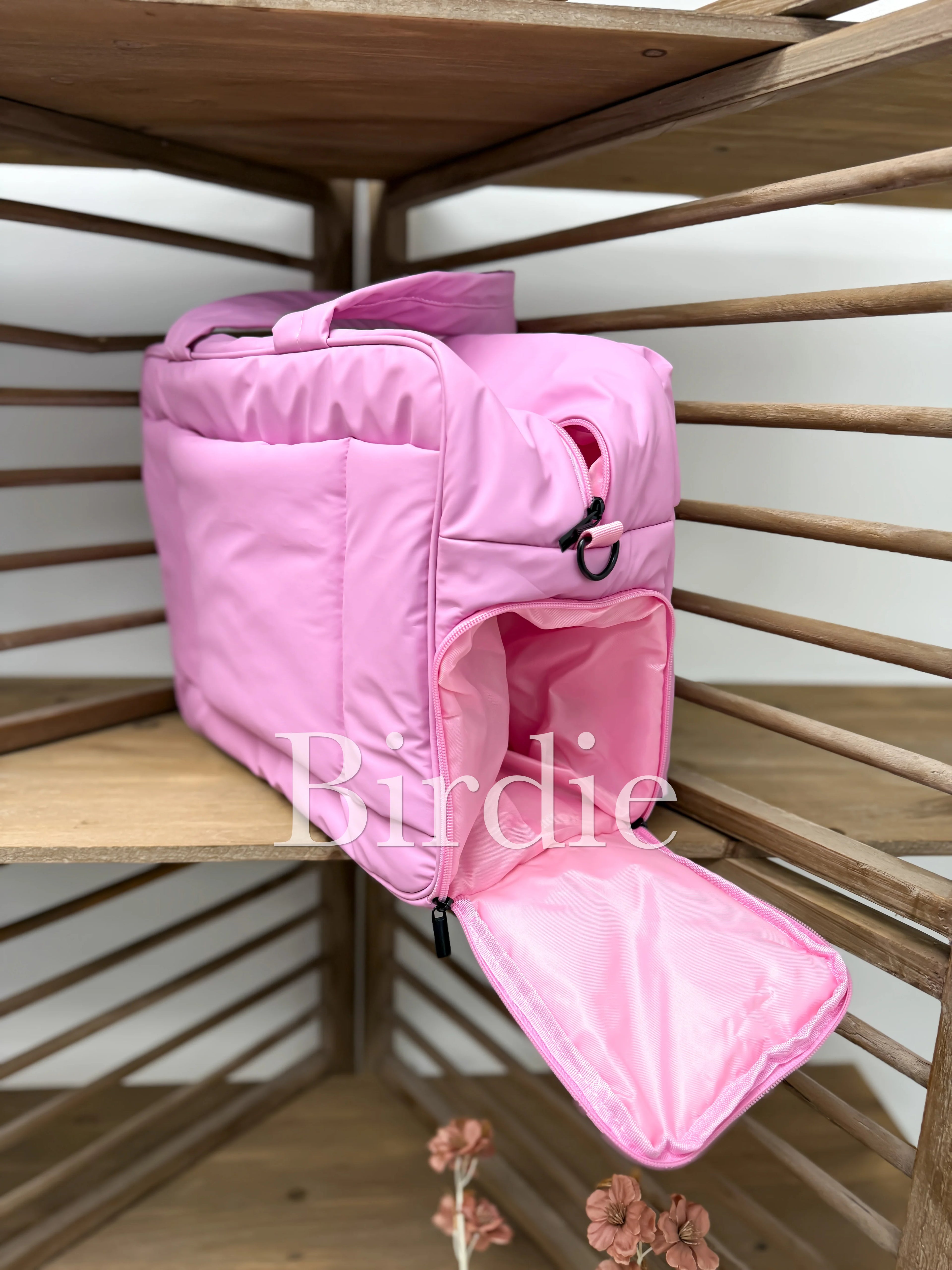 BIRDIE PREORDER Daily Hustle Duffle in Pink